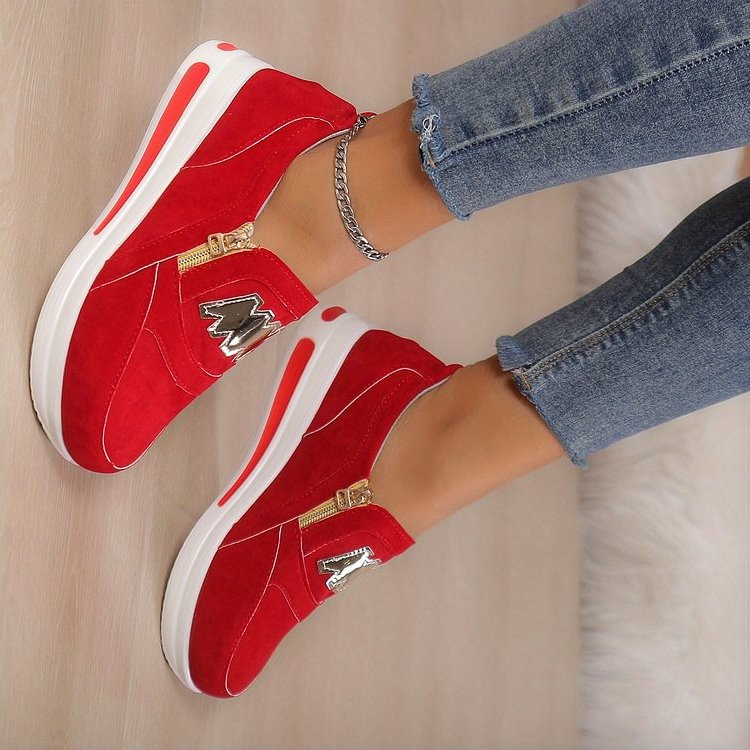 💟【45% OFF】Zapatos ortopédicos cómodos con cremallera para mujer💟