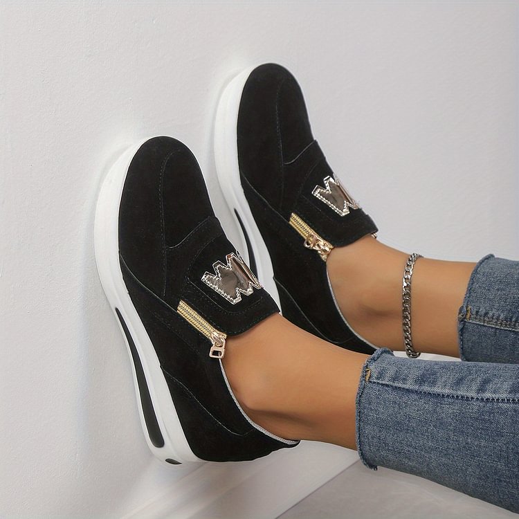 💟【45% OFF】Zapatos ortopédicos cómodos con cremallera para mujer💟