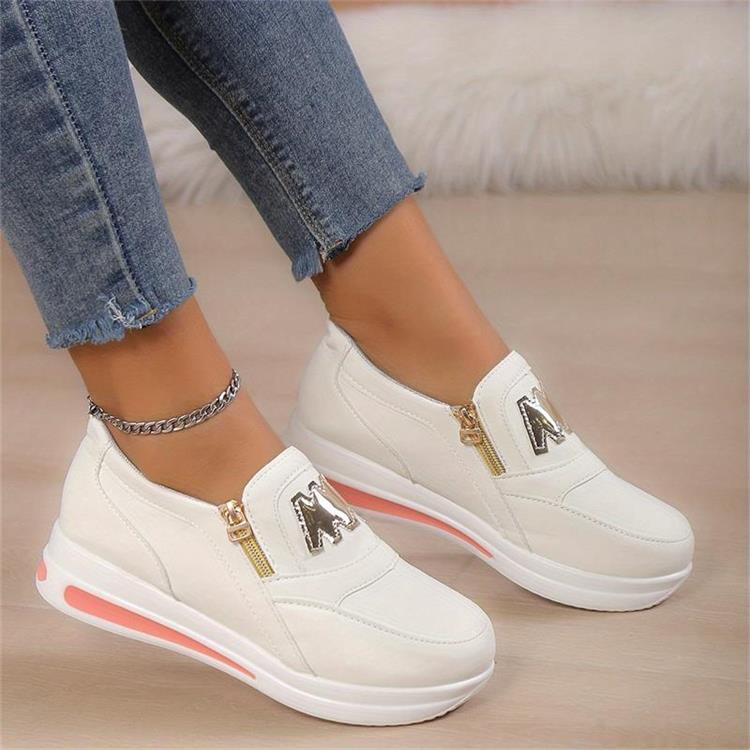 💟【45% OFF】Zapatos ortopédicos cómodos con cremallera para mujer💟