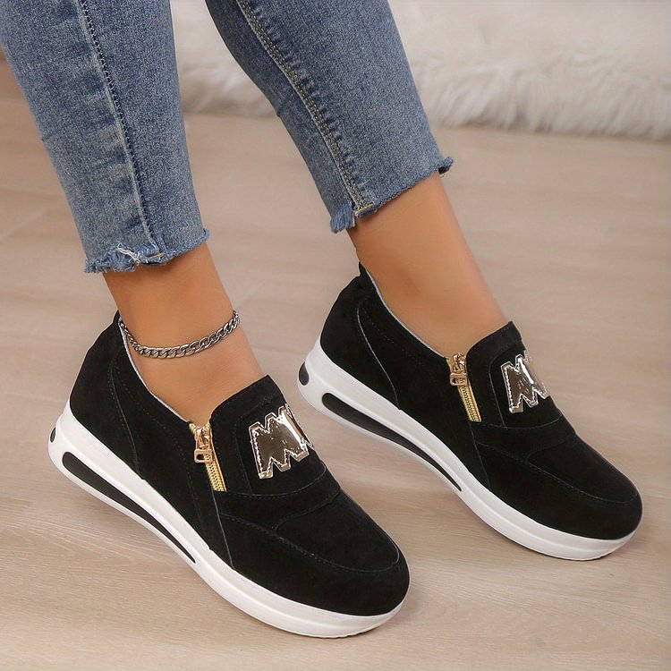 💟【45% OFF】Zapatos ortopédicos cómodos con cremallera para mujer💟