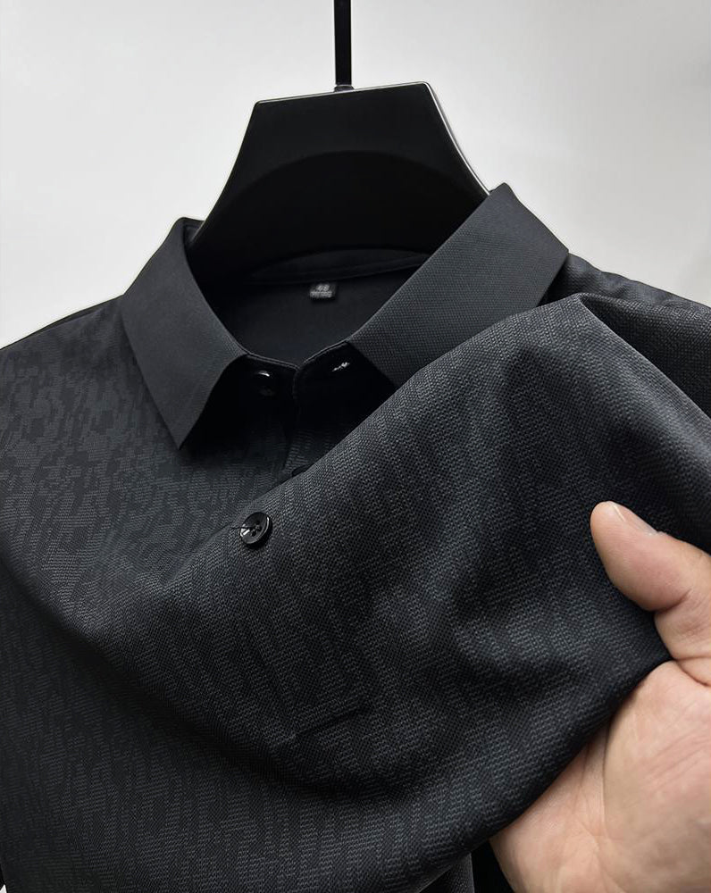 2024 Polo de seda ice de lujo para hombre🔥Tejidos premium 🔥49% de descuento
