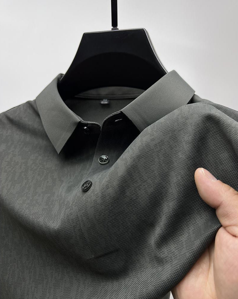 2024 Polo de seda ice de lujo para hombre🔥Tejidos premium 🔥49% de descuento