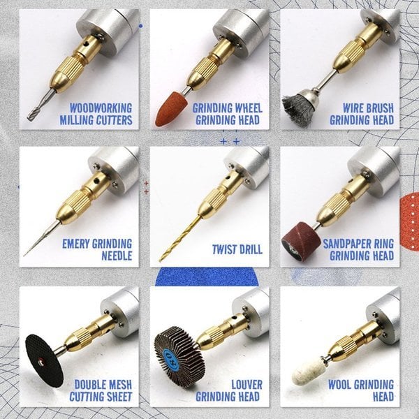 【45% OFF】Herramientas eléctricas de perforación de bricolaje