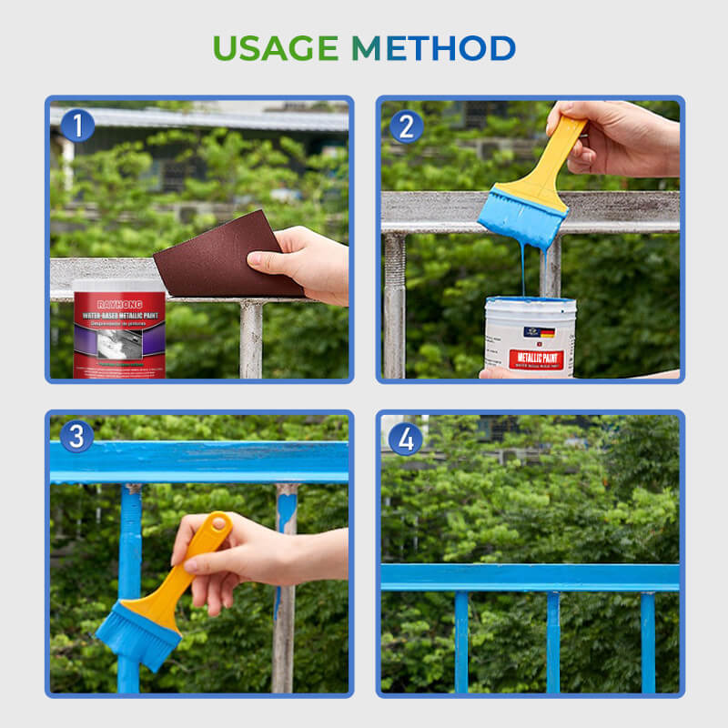 Eliminador de óxido metálico al agua Pintura metalizada 🔥Compre 2 envío gratis🔥