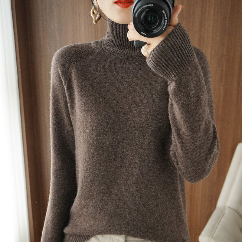 🔥Oferta especial-52% de descuento💝Jersey de cuello alto de lisa