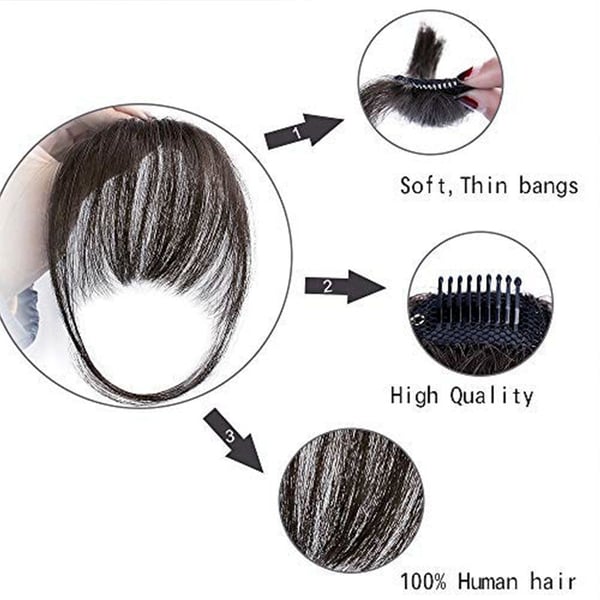 💖 【Alta Calidad】Flequillo con clip 💖