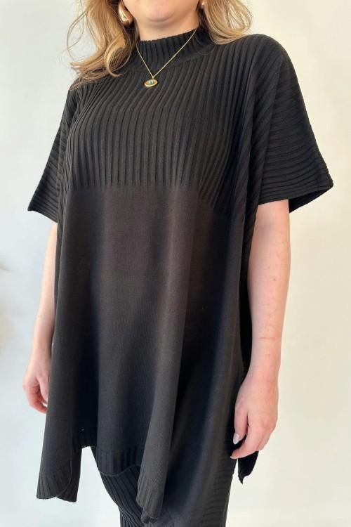 ✨Nuevo superventas✨Conjunto de dos piezas de punto elástico para mujer(Top + pantalones)