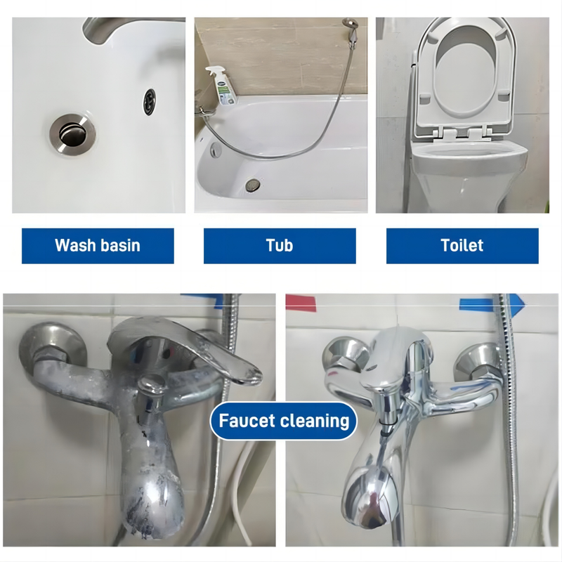 🔥Promoción de último día 49% de descuento - 🏠Limpiador de baño antibacteriano y antical