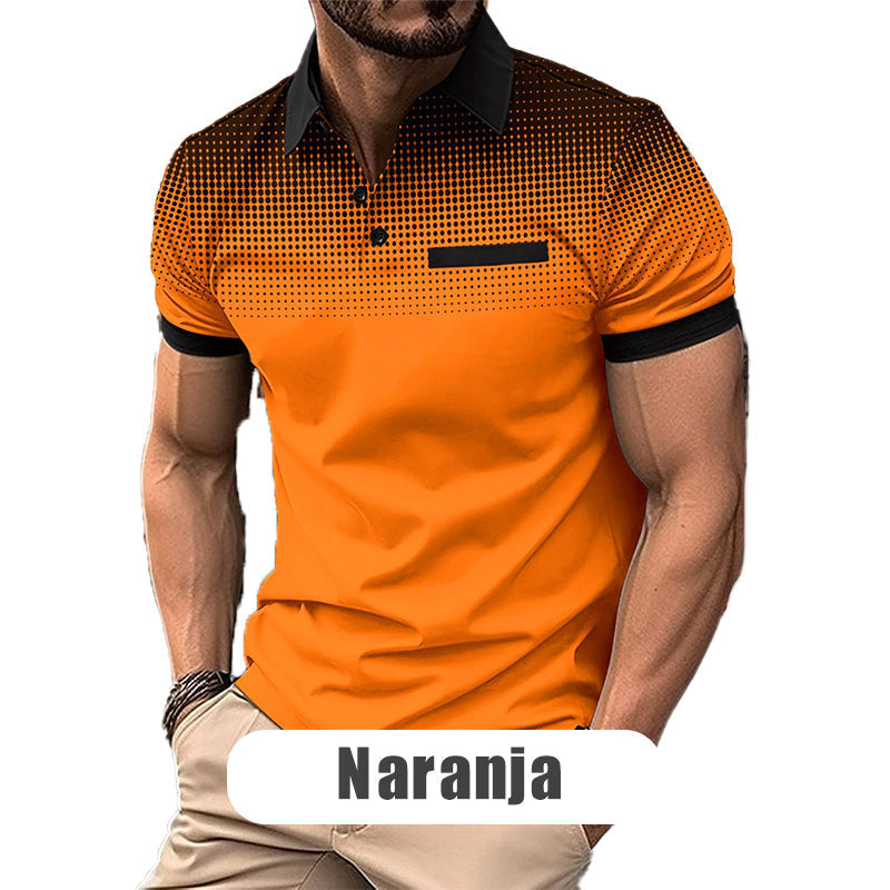 🔥50% OFF!!🔥Promoción para celebrar el aniversario🔥Camisa De Verano Con Solapa Para Hombre