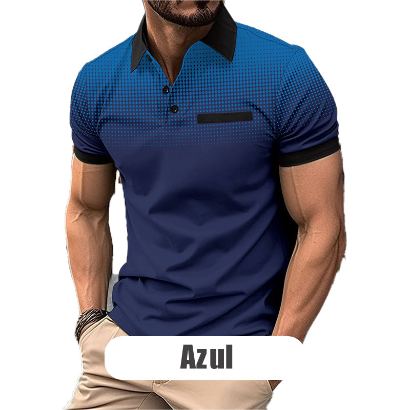 🔥50% OFF!!🔥Promoción para celebrar el aniversario🔥Camisa De Verano Con Solapa Para Hombre