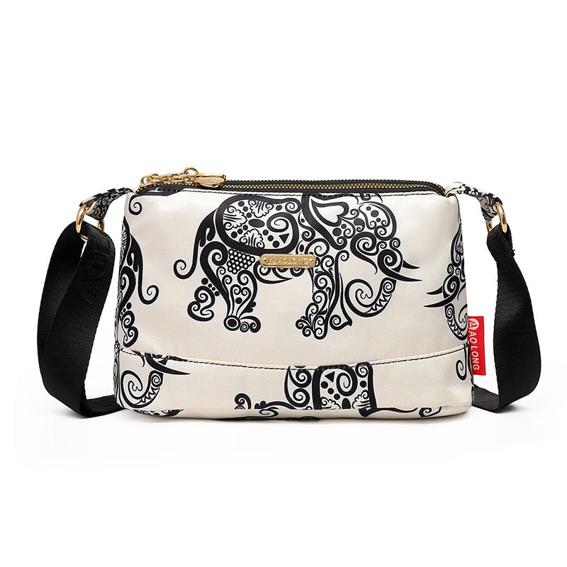 💞NEW HOT SALE 💞Bandolera de mujer estampada multibolsillos