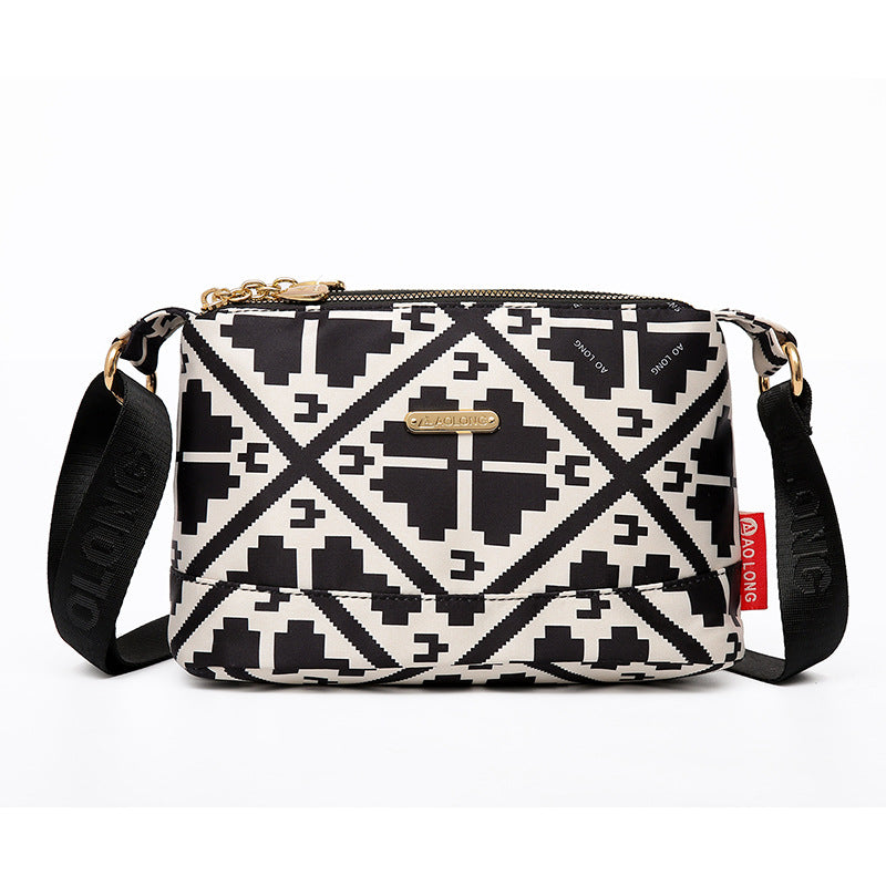 💞NEW HOT SALE 💞Bandolera de mujer estampada multibolsillos