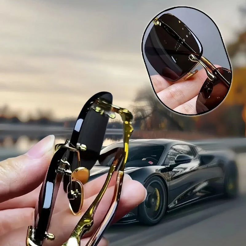 🔥High Quality🔥Gafas de sol protectoras sin montura para hombre