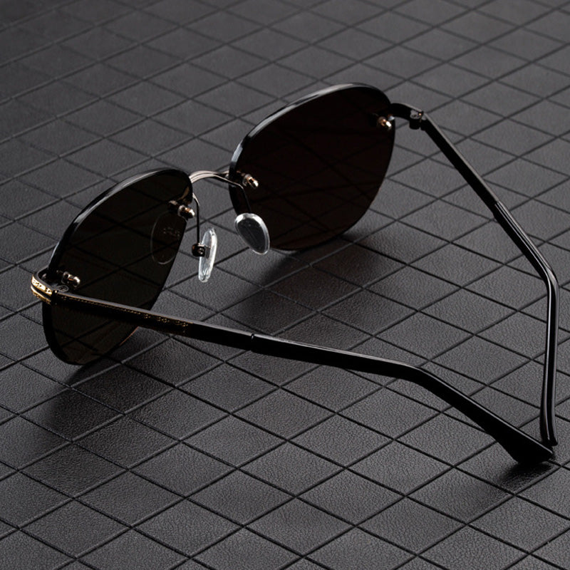 🔥High Quality🔥Gafas de sol protectoras sin montura para hombre