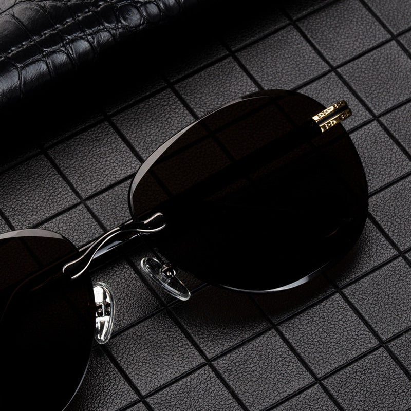 🔥High Quality🔥Gafas de sol protectoras sin montura para hombre