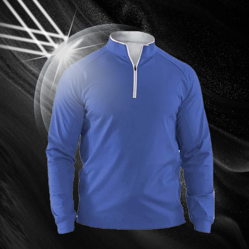 Camisa de Pesca de Manga Larga con Cierre para Hombre