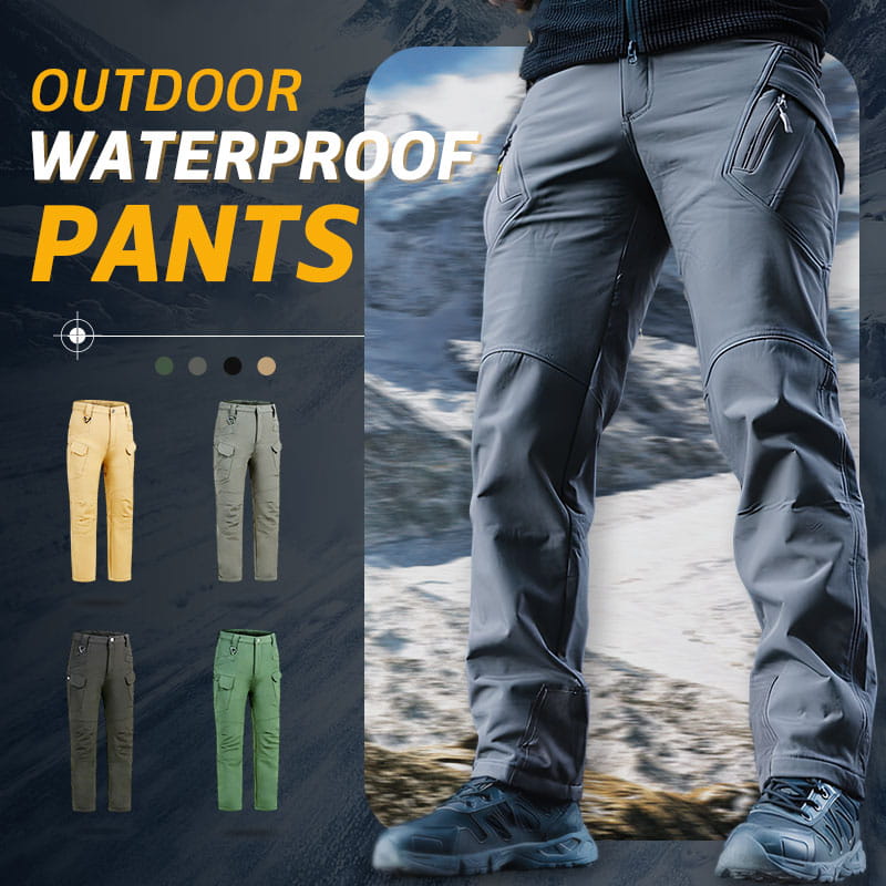 🔥Hot sale🔥Pantalones impermeables para senderismo al aire libre para hombre