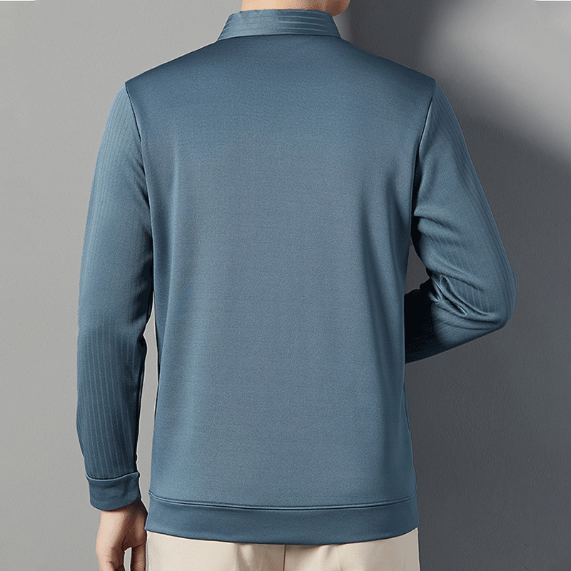 🔥2025 NEW HOT SALE-49%OFF🔥Camisa de abrigo para hombre con traje de dos piezas de imitación