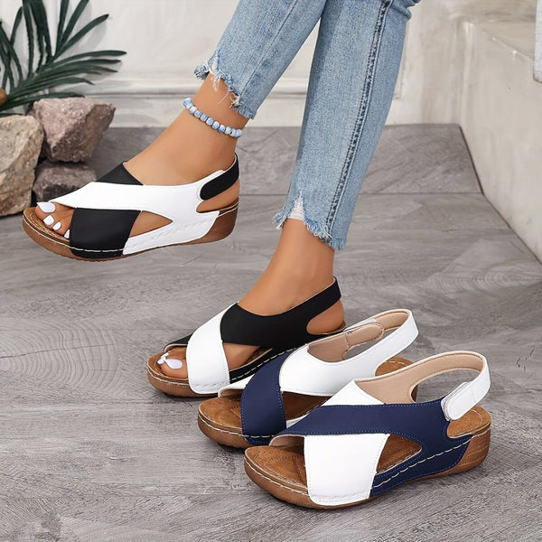 🔥🏖️Sandalias casuales de punta abierta para mujer súper cómodas (9993 pares vendidos)
