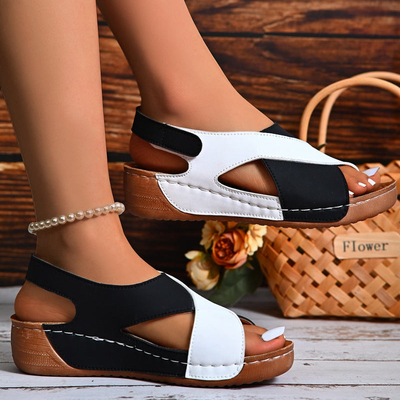 🔥🏖️Sandalias casuales de punta abierta para mujer súper cómodas (9993 pares vendidos)