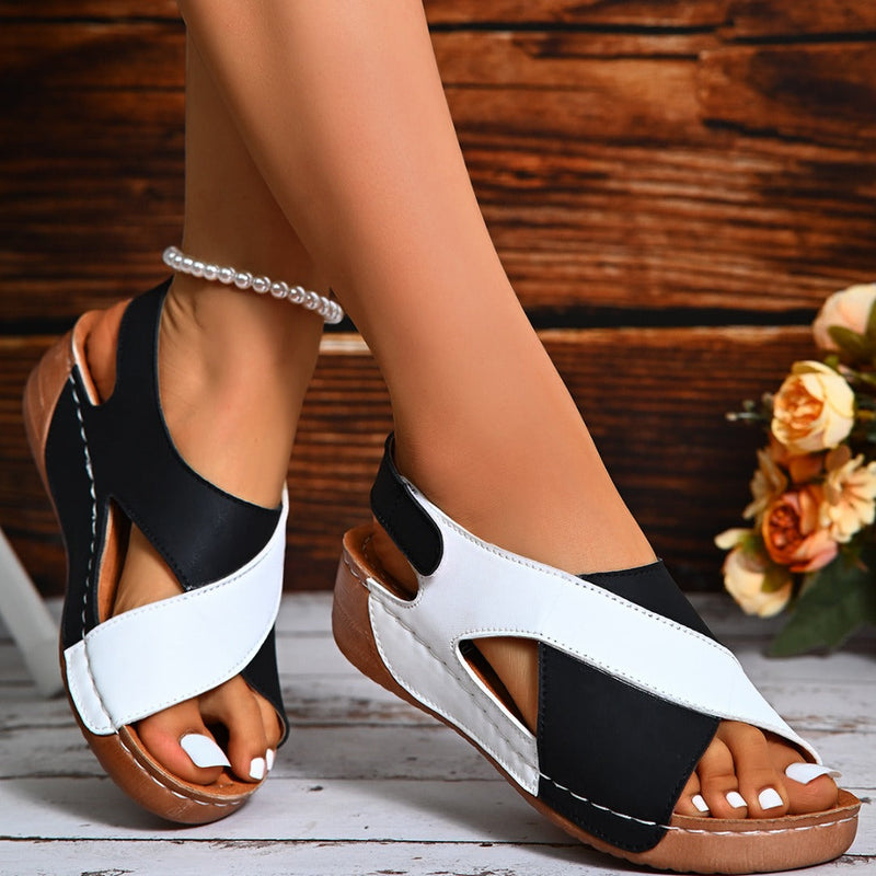 🔥🏖️Sandalias casuales de punta abierta para mujer súper cómodas (9993 pares vendidos)