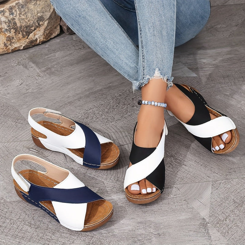 🔥🏖️Sandalias casuales de punta abierta para mujer súper cómodas (9993 pares vendidos)